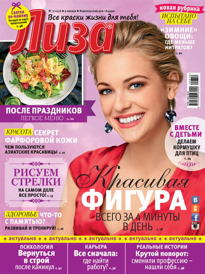 Скачать книгу Журнал «Лиза» №03/2016