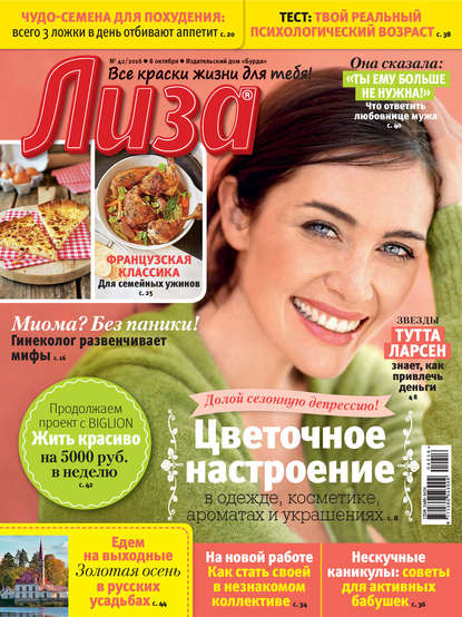 Скачать книгу Журнал «Лиза» №42/2016