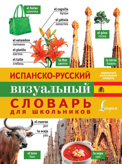 Скачать книгу Испанско-русский визуальный словарь для школьников