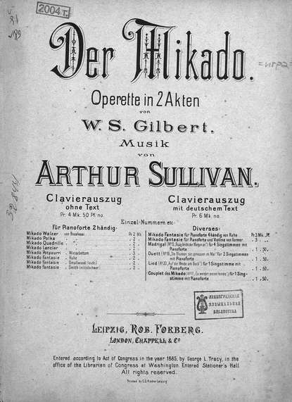 Скачать книгу Der Mikado