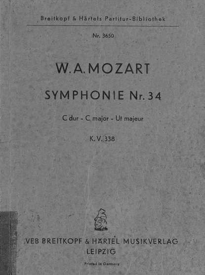 Скачать книгу Symphonie № 34