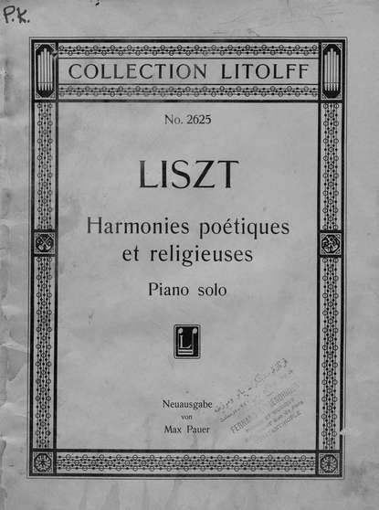 Скачать книгу Auswahl aus Harmonies poetiques et religieuses