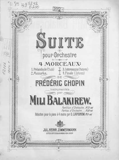 Скачать книгу Suite pour Orchestre