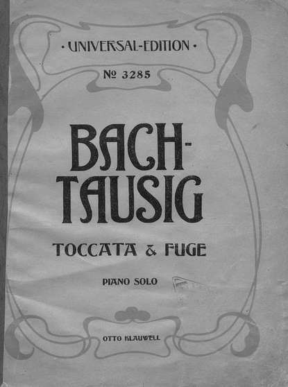 Скачать книгу Toccata und Fuge