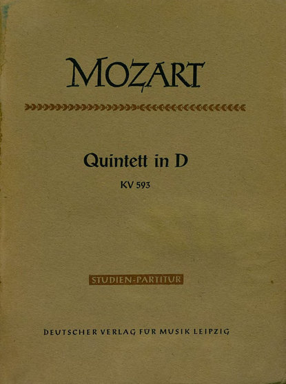 Скачать книгу Quintett in D fur 2 Violinen, 2 Violen und Violoncello