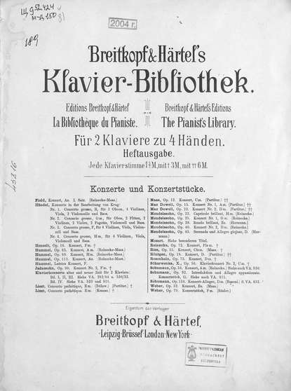 Скачать книгу Erstes Konzert A-moll fur das Pianoforte mit Begleitung des Orchesters