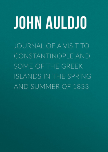 Скачать книгу Journal of a Visit to Constantinople and Some of the Greek Islands in the Spring and Summer of 1833