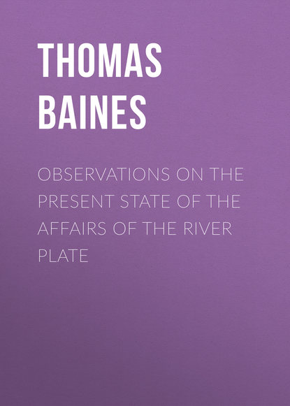 Скачать книгу Observations on the Present State of the Affairs of the River Plate