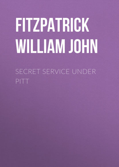 Скачать книгу Secret Service Under Pitt