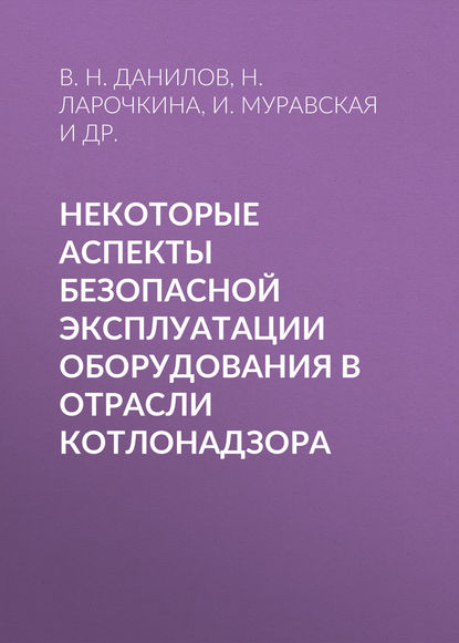 Скачать книгу Некоторые аспекты безопасной эксплуатации оборудования в отрасли котлонадзора