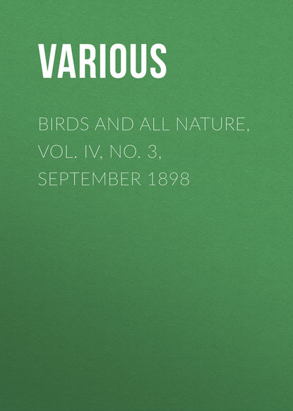 Скачать книгу Birds and all Nature, Vol. IV, No. 3, September 1898