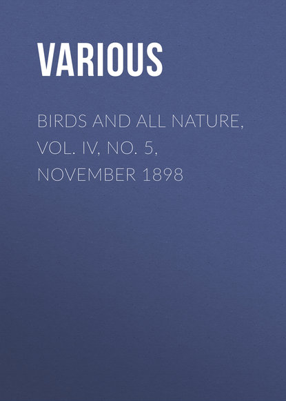 Скачать книгу Birds and All Nature, Vol. IV, No. 5, November 1898