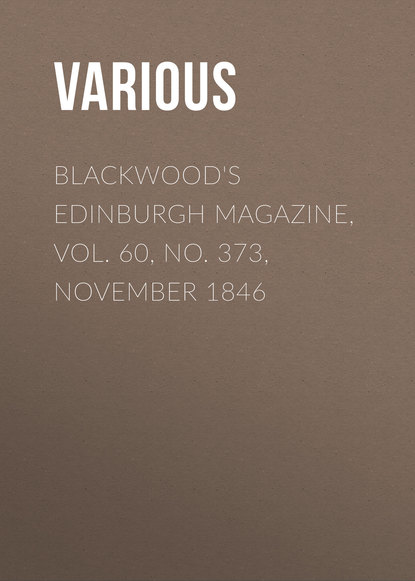 Скачать книгу Blackwood&apos;s Edinburgh Magazine, Vol. 60, No. 373, November 1846