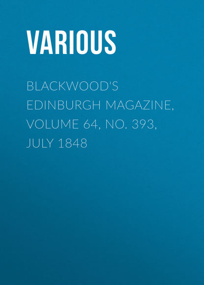 Скачать книгу Blackwood&apos;s Edinburgh Magazine, Volume 64, No. 393, July 1848