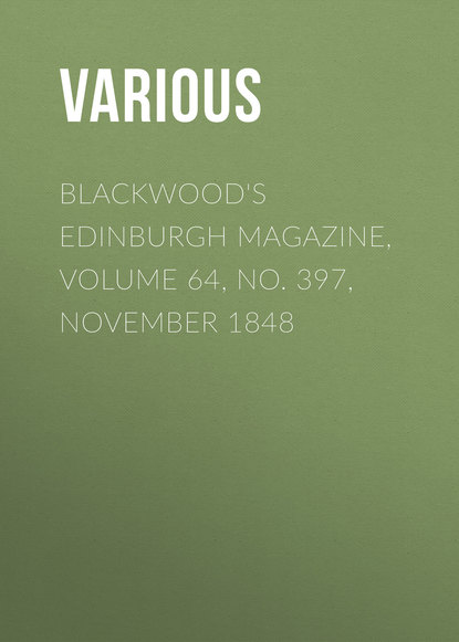 Скачать книгу Blackwood&apos;s Edinburgh Magazine, Volume 64, No. 397, November 1848