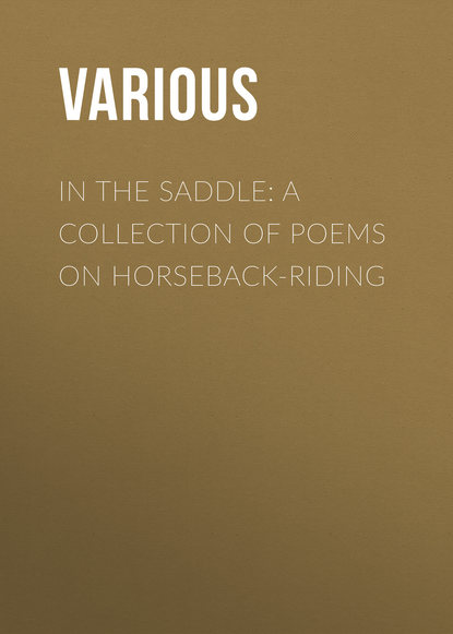 Скачать книгу In the Saddle: A Collection of Poems on Horseback-Riding