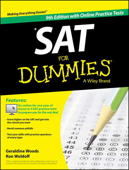 Скачать книгу SAT For Dummies, with Online Practice