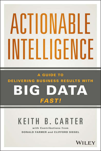 Скачать книгу Actionable Intelligence. A Guide to Delivering Business Results with Big Data Fast!