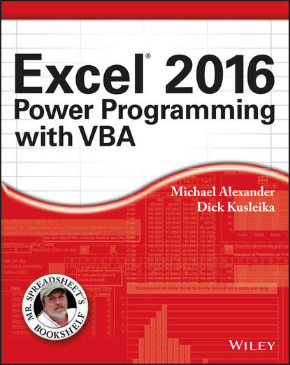 Скачать книгу Excel 2016 Power Programming with VBA