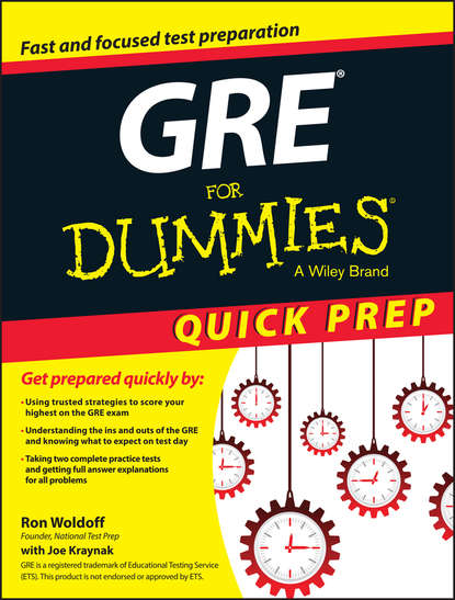 GRE For Dummies Quick Prep