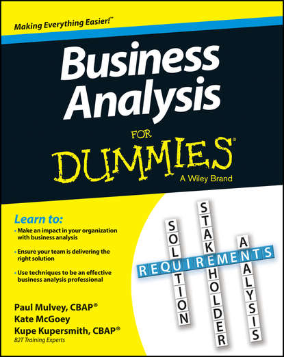 Скачать книгу Business Analysis For Dummies