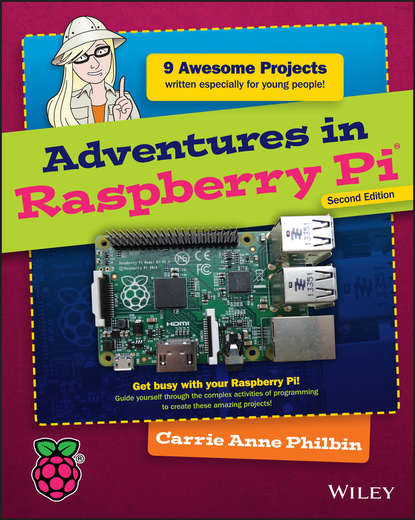 Скачать книгу Adventures in Raspberry Pi