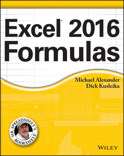 Скачать книгу Excel 2016 Formulas
