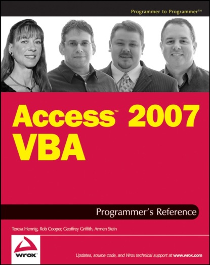 Скачать книгу Access 2007 VBA Programmer&apos;s Reference