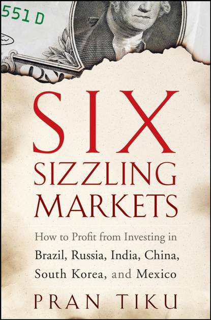Скачать книгу Six Sizzling Markets. How to Profit from Investing in Brazil, Russia, India, China, South Korea, and Mexico