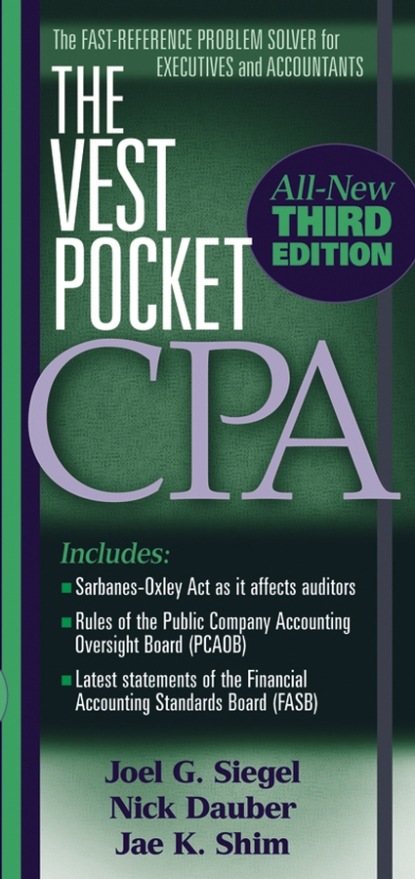 Скачать книгу The Vest Pocket CPA