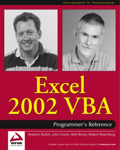 Скачать книгу Excel 2002 VBA. Programmers Reference