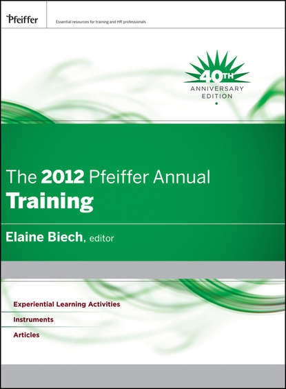 Скачать книгу The 2012 Pfeiffer Annual. Training