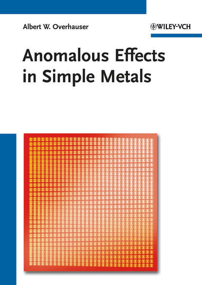 Скачать книгу Anomalous Effects in Simple Metals