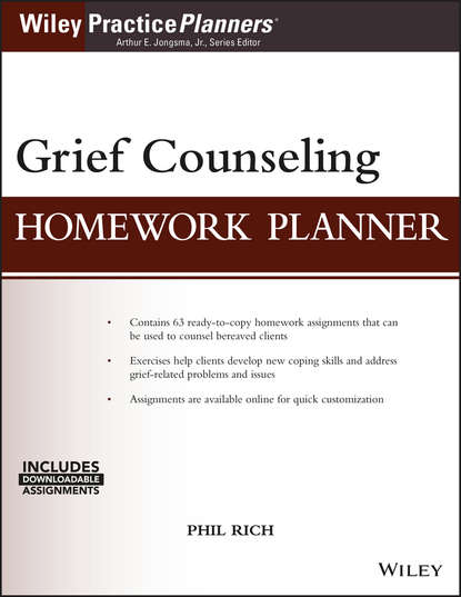 Скачать книгу Grief Counseling Homework Planner