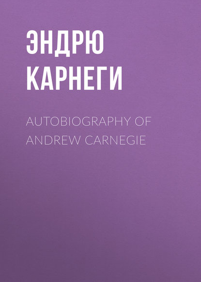 Скачать книгу Autobiography of Andrew Carnegie