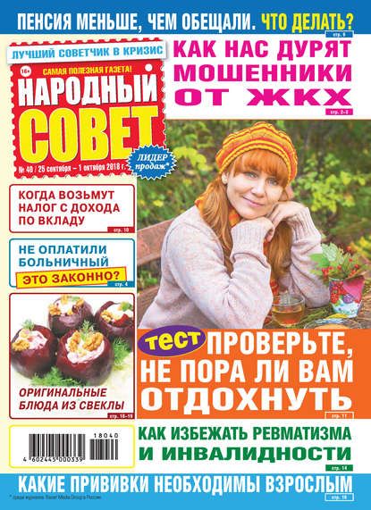 Скачать книгу Народный совет №40/2018