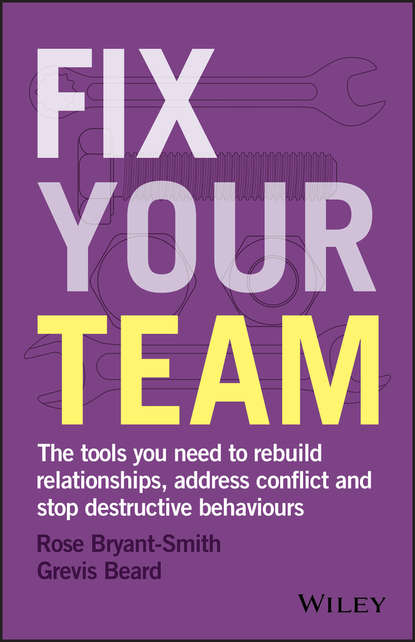 Скачать книгу Fix Your Team. The Tools You Need to Rebuild Relationships, Address Conflict and Stop Destructive Behaviours