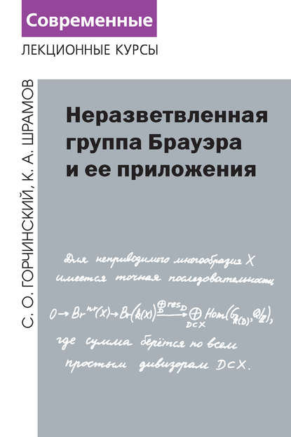 Скачать книгу Неразветвленная группа Брауэра и ее приложения