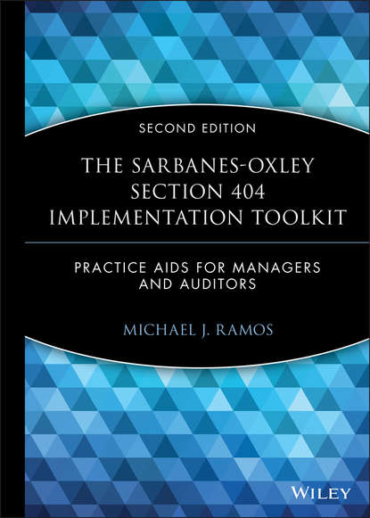 Скачать книгу The Sarbanes-Oxley Section 404 Implementation Toolkit