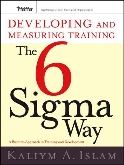 Скачать книгу Developing and Measuring Training the Six Sigma Way
