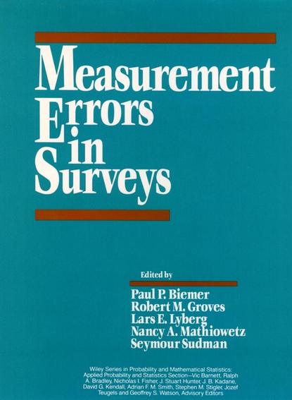 Скачать книгу Measurement Errors in Surveys