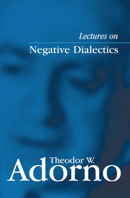 Скачать книгу Lectures on Negative Dialectics