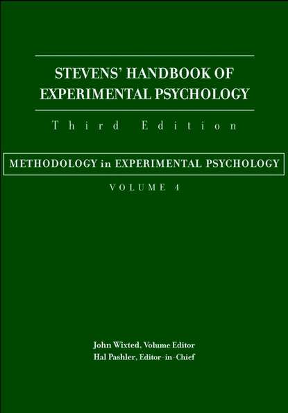 Stevens' Handbook of Experimental Psychology, Methodology in Experimental Psychology