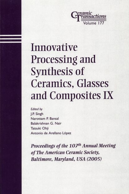 Скачать книгу Innovative Processing and Synthesis of Ceramics, Glasses and Composites IX