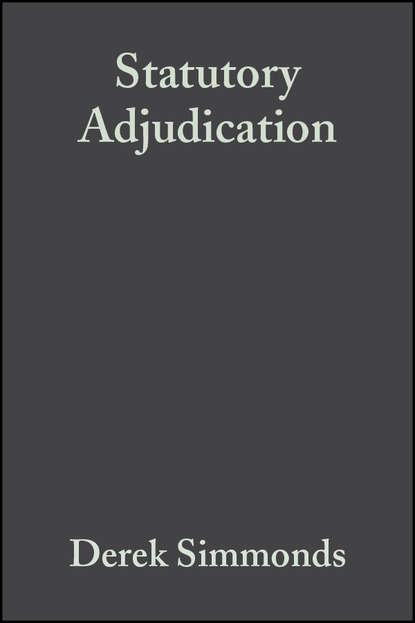 Скачать книгу Statutory Adjudication