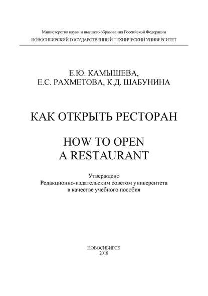 Как открыть ресторан. How to open a restaurant