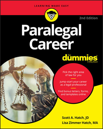 Скачать книгу Paralegal Career For Dummies