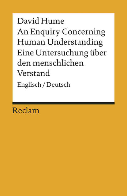 Скачать книгу An Enquiry Concerning Human Understanding / Eine Untersuchung über den menschlichen Verstand