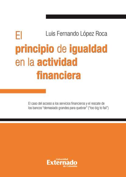 Скачать книгу El principio de igualdad en la actividad financiera.