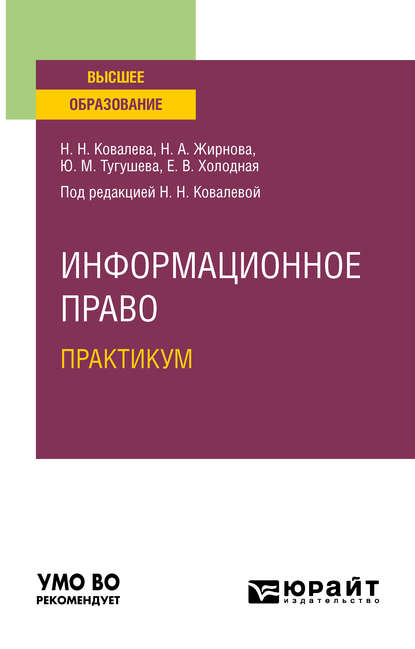 Скачать книгу Информационное право. Практикум. Учебное пособие для вузов